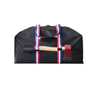 Porta-caras, bolsa de transporte impermeable con cordón para hacha y asas, tote de tela Oxford 600D para almacenamiento chimenea jardín barbacoa terraza parrilla estufa