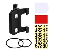 Porta Cartel Competitiva - Tarjeta Prueba | Fijación Cuadro Antiviento, Diseño Robusto, Identificador Frontal Ensayos Urbanas Recreativas, Ciclistas Amateur Adultos Juvenil Ligero Fijo