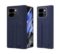 Porta cellulare Filp Case For Google Pixel 10 Pro Fold Case with Stand Built-in Screen Protector, Hinge Protective Case Full-Body Shockproof Protective Phone Case For Google Pixel 10 Pro Fold(Mavi)