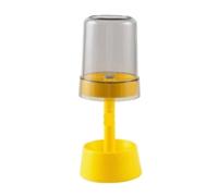 Porta Cepillos De Dientes Hotel Este Soporte For Cepillos De Dientes con Tapa For Taza Tiene Cuatro Ranuras Y También Puede Almacenar Pasta Accesorios Baño(Yellow)