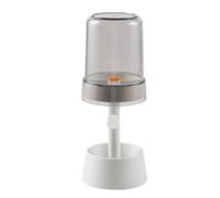 Porta Cepillos De Dientes Hotel Este Soporte For Cepillos De Dientes con Tapa For Taza Tiene Cuatro Ranuras Y También Puede Almacenar Pasta Accesorios Baño(White)