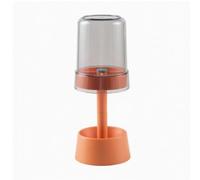 Porta Cepillos De Dientes Hotel Este Soporte For Cepillos De Dientes con Tapa For Taza Tiene Cuatro Ranuras Y También Puede Almacenar Pasta Accesorios Baño(Oranje)