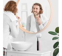 Porta Cepillos De Dientes UV - Esterilizador Automático Con Luz UV | Limpiador De Cepillos Montado En Pared | Recargable Tipo-C Con Sensor, Estuche Para Baño Sin Taladrar Para Hogar Residencia Viaje C