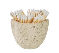 Porta Cerillas,Botella Fósforo Portacerillas de hormigón con encendedor: hermosa cerilla en forma de pétalo en frasco: for cerillas de velas lindas, elegantes y largas; renueva cualquier decoración mo