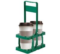 Porta cerveza plegable - Porta vino portátil para 2 botellas, cesta de cerveza portátil compacta, construcción rígida de PP Rojo Negro Verde Amarillo | ligera para bebidas para acampar, picnic,