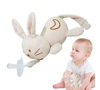 Porta chupete animal, enganche para chupete animal - Clip para animal de y chupete | Animal de peluche porta chupete adorable, y agradable al para la edad de 0 a 6 meses