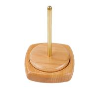 Porta codo para ganchillo - Organizador giratorio de mesa para hilados - Portabobinas con rodamiento deslizante, para principiantes y aficionados al trabajo de punto, ganchillo bordado