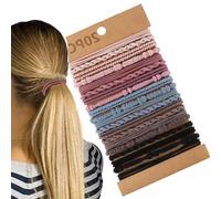 Porta cola de caballo - Pulseras Boho no dañinas - 20 piezas pinzas para el pelo, para niñas, correr, trabajo, facendas,