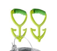 Porta comestibles, mango ergonómico multiusos, soporte antideslizante reutilizable, juego de 2 para compras, negocios de viajes, entrega de lavandería, alimentos, camping, prácticas soluciones de