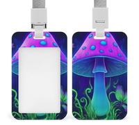 Porta credencial vertical, diseño de animales salvajes, tigres, llamas y fuego, retráctil y versátil, para adultos, duradero, para uso diario, para mujeres y hombres.