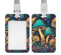 Porta credencial vertical, diseño de animales salvajes, tigres, llamas y fuego, retráctil y versátil, para adultos, duradero, para uso diario, para mujeres y hombres.