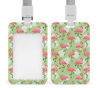 Porta credencial vertical para hombre, cordón de plástico suave y versátil con diseño de unicornios, nubes arcoíris, rosas y azules, ideal para médicos y enfermeras.