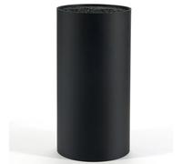 Porta Cuchillo Vacío para Cocina, Universal Bloque de Cuchillos Negro, Tacoma Cuchillo con Tira de Cepillo Flexibles, Soporte Cuchillos Puede Acomodar 4-10 Cuchillos de Todo Tipo, 22 x 11 x 11 cm