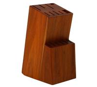 Porta cuchillos cocina universal 15 piezas. Soporte cuchillos cocina hecho en madera maciza. Tacoma sin cuchillos robusta. Sujeta cuchillos con soporte para tijera. Taco cuchillos cocina (Acacia)