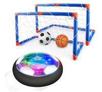 Porta de Fútbol para Niños, Regalo para Niños de 3 a 9 Años, Balón de Fútbol Flotante Recargable para Casa, Juegos de Cumpleaños y Navidad, Juegos Interactivos, Juguetes de Balón