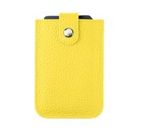 Porta De La Tarjeta De Crédito - Organizador De Cartera Delgada, Estuche De Carteles | Porta Tarjeta Multi -ranura Minimalista, Cartera Comercial Compacta Para Mujeres Viajes De Oficina, amarillo