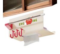 Porta de Pared - Soporte para de Papel de Pared con Ganchos - Soporte de Papel higiénico | para baño, Inodoro, Cocina, Dormitorio, Universidad, Hotel, balcón