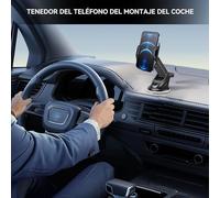 Porta Del Telefono Sottovuoto - Supporto Di Aspirazione Forte, Presa Regolabile | Accessorio Per Dashboard Auto | Culla Per Dispositivo Mobile Sicuro, Progettazione Del Braccio Rotabile, Strumento Di