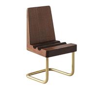 Porta del telefono - supporto per telefono in | Stand mobile da 5 pollici | Porta della scrivania in legno per smartphone, supporto regolabile per registrazione video, riuniviaggi e home o