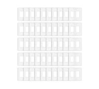 Porta Diapositivas JJC para Película de 35mm, Formato 5cm x 5cm de Plástico ABS sin Cristal Portanegativo Foto, 50 Unidades