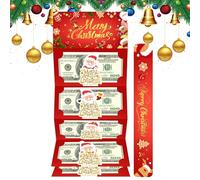 Porta Dinero para la Navidad | Suministros De Tema Papá Noel - Porta Dinero Santa con 6 Compartimentos para Niños | para Esposa Marido Hijo Hija Familia Hombres Mujeres Chicas Jóvenes A