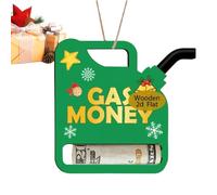 Porta dinero para Navidad para efectivo, fiesta navideña, decoraciones de madera 2D con clip de almacenamiento - Porta dinero para tarjetas de felicitación de Navidad | Para fiestas monedas hombres