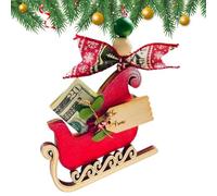 Porta dinero único para Navidad, adornos navideños para dinero, bonitos adornos para dinero, bendiciones se pueden escribir en la parte posterior para la sala de estar