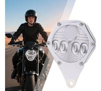Porta Discos de Impuesto para Motocicleta | Soporte Hexagonal para Matrícula de Etiqueta Fiscal | Soporte De Aluminio con Llave para Colgar Tarjetas Y Etiquetas En Scooter O Moto