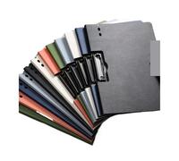 Porta Documentos 2psc A4 Document File Envelopes Folder Lock Button Design Larger Capacity Organizer Bag Holder Waterproof(Black)