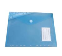 Porta Documentos Carpetas de archivos transparentes A4 coloridas, billeteras, documentos con agujeros for carpetas anillas, bolsas sobre, 2 uds(Blue)