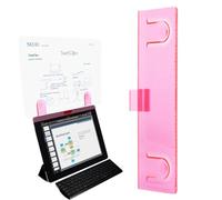 Porta documentos para monitor - Portapapeles para tarjetas de visita | Porta notas ajustable para monitor | Clip de escritorio para notas adhesivas y recordatorios | Organizadores de escritorio para