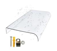 Porta e Finestra Curva Copertura Antipioggia Trasparente per Esterni Balcone e Ingressi 40-180cm - Protezione e Stile per la Casa