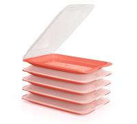 Porta Embutidos y Alimentos Sistema Fresh, Conservación Optima de Lonchas en Nevera (5X Arandano)