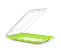 Porta Embutidos y Alimentos Sistema Fresh, Conservación Optima de Lonchas en Nevera (Verde)