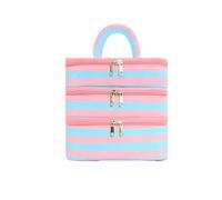 Porta Esmaltes de Uñas Bolsa organizadora de Esmalte uñas portátil 3 Capas, Almacenamiento Esencial Viaje for Mujeres, Estuche Profesional for Herramientas tecnología(Color7)