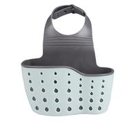 Porta Esponja De Fregadero De Cocina, Colgante Multifuncional Con Correa Ajustable, Color Negro - Organizador Durable Para Secado Y Almacenaje En Cocina, Fácil De Instalar