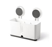 Porta Esponjas Fregadero Platos Cocina Innovadora PláStico Fregaderos Porta Esponjas Cocina Cesta De Vajilla Escurridor De Cocina Para Colgar Con 2 Ventosas Para Esponja, Cepillo, Raspador, Palillos