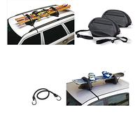 Porta Esquis Magnético 2 Pares Portaesquís Snowboard o 3 Pares Portaesquís Magnético para Techo Coche Homologado 38 x 27 x 55 cm