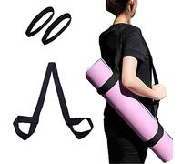 Porta Esterilla Yoga,Correa Transporte Esterilla Yoga,Correa para Esterilla de Yoga,Con 1 par de bandas elásticas,Para correa de transporte de algodón para esterilla de yoga y tapete de ejercicio