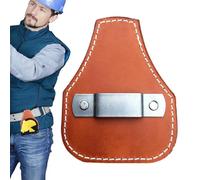 Porta Flexómetro - Cuero | De Cinturón | Clip Para Herramientas Taller Bricolaje Proyectos Diarios Uso Manual Equipo