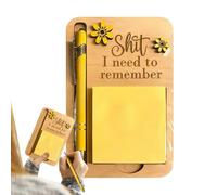 Porta Foglietti Adesivi - Divertente Organizer Per Notebook Con Penna, Accessorio Da Scrivania Per Ufficio | Supporto Per Promemoria Autoadesivo, Regalo Per Amici, Colleghi, Insegnanti, Dipendenti, Do