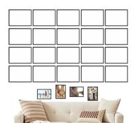 Porta Grafici Magnetico - Cornice A4 Per Lavagne, 20 Pezzi Cornici Magnetizzate Per Documenti Display | PerS Ufficio Scuola Casa Ospedale Negozio Annunci Personale Orari Pianificazione