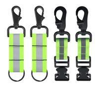 Porta Guantes de Trabajo Clip 4 Piezas Guante Clip de Bombero Porta Clips para Guantes Sujetador de Pinza de Seguridad Clip de Guante de Metal con Mosquetón para Colgar Guantes,Toallas,Cascos