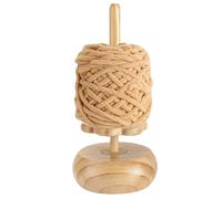 Porta-hilado para ganchillo, enrollador magnético de madera con contenedor para hilo para tejer - Soporte organizador resistente para trabajos de ganchillo - Ideal para Navidad, Día de la Madre