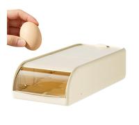Porta Huevos Para Frigorífico,Almacenamiento Con Deslizamiento Automático De Huevos Para Frigorífico - Organizador Rodante Para Refrigerador | Encimera Cajón Hogar Cocina Apartamento Restaurante