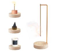 Porta Incienso 2 en 1, Soporte de Incienso de Madera Invertido, Quemador de Incienso con Base de Madera Extraíble, Soporte Incienso Madera Varilla para Decoración del Hogar, Yoga, Meditación