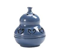 Porta Incienso Aleación con Forma de Calabaza 4,5 cm 18 g para Conos y Varillas Aromaterapia Purificación del Aire Sala de Yoga Baño Jardín Sala de Estar Dormitorio Decoración de Oficina