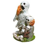 Porta Incienso Backflow Calavera Quemador Centro Mesa Resina Terror
