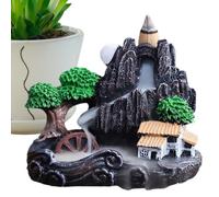 Porta Incienso De Reflujo, Quemador De Incienso En Cascada | Soporte para Quemar Conos De Incienso De Resina - De Aromaterapia, Decoración Espiritual para El Hogar, Oficina, Meditación, Sala De