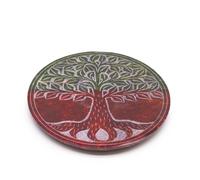 Porta-incienso Disco de Esteatita 10cm - Árbol de la Vida